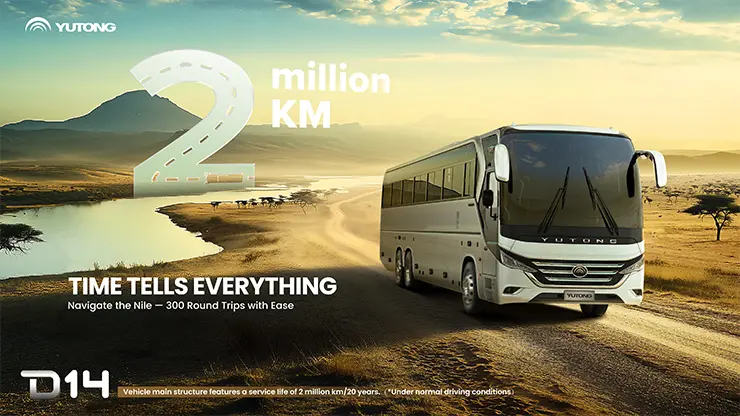 Yutong Bus Unveils Next-Gen D14 Coach in Africa