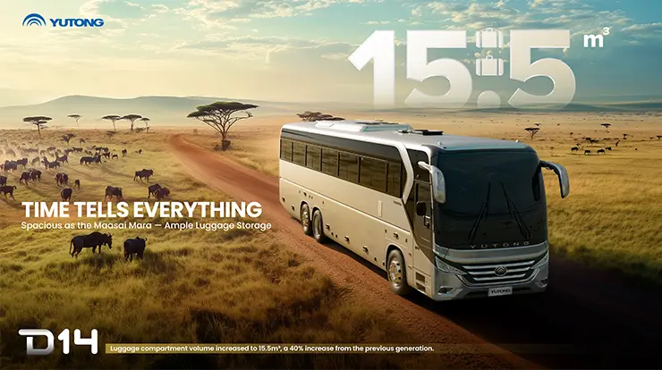 Yutong Bus Unveils Next-Gen D14 Coach in Africa