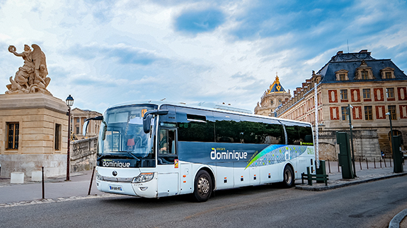 Yutong Bus at the Paris grand sports gathering